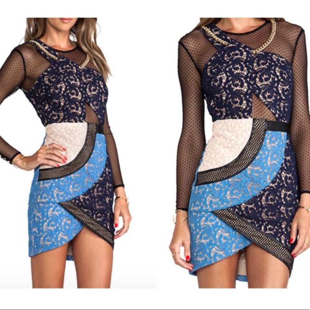 Self portrait dress from Revolve.